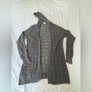 Justice hooded cardigan size 14